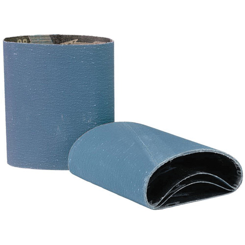 Courroie de tambour en toile COOLCUT XX, 5" dia. x 3-1/2" la, Grain 40, Zirconium R.M.G. Prévention