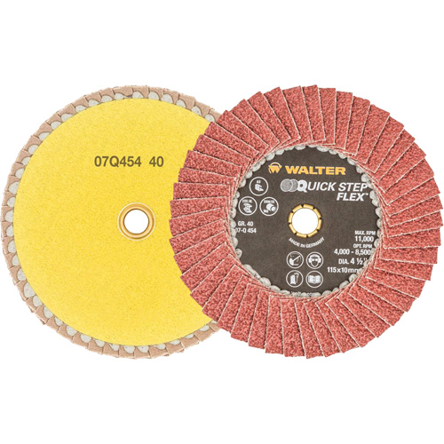 DISQ BLENDER QS 4-1/2 GR40, 4-1/2" x Type 29, Grain 40, Oxyde d'aluminium R.M.G. Prévention