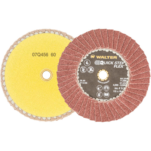 DISQ BLENDER QS 4-1/2 GR60, 4-1/2" x Type 29, Grain 60, Oxyde d'aluminium R.M.G. Prévention