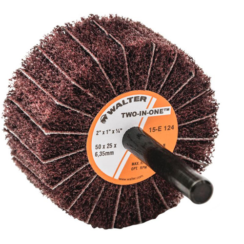 Meule &agrave; lamelles abrasives Two-In-One R.M.G. Prévention