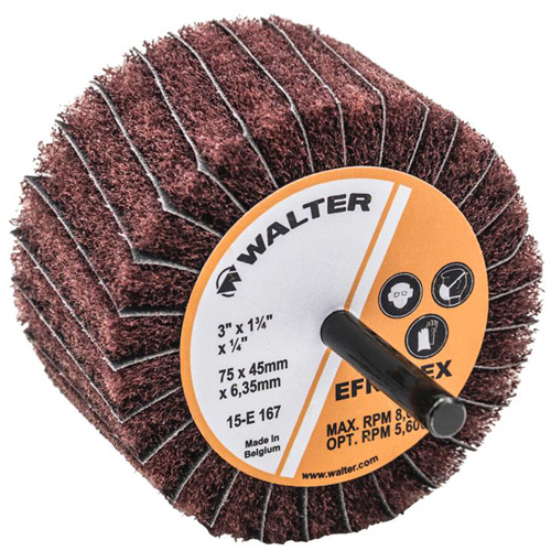 Meule &agrave; lamelles abrasives Two-In-One R.M.G. Prévention