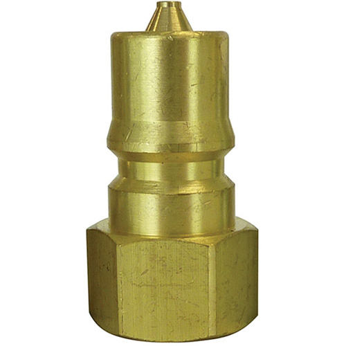 Bouchon pour raccord hydraulique rapide, 3/8" dia., Laiton R.M.G. Prévention