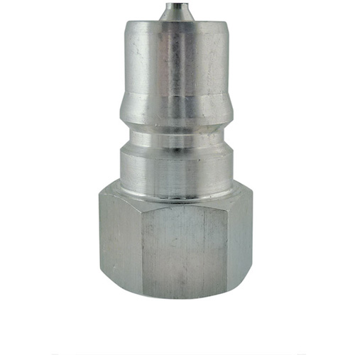 Hydraulic Quick Coupler - Plug, Stainless Steel, 1/4" Dia. R.M.G. Prévention