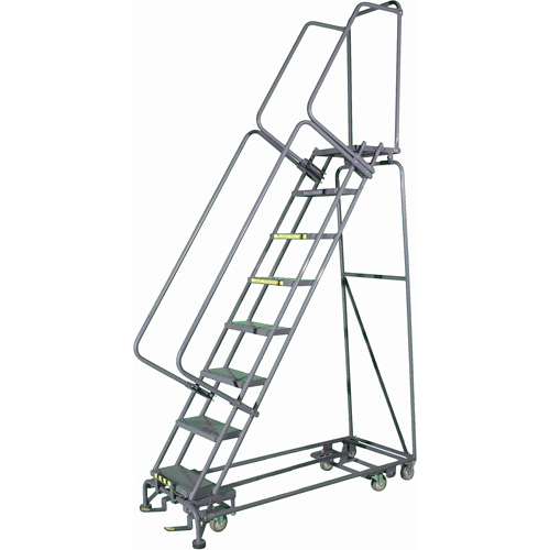 All Directional Ladders, 7 Steps, 24" Step Width, 70" Platform Height, Steel R.M.G. Prévention
