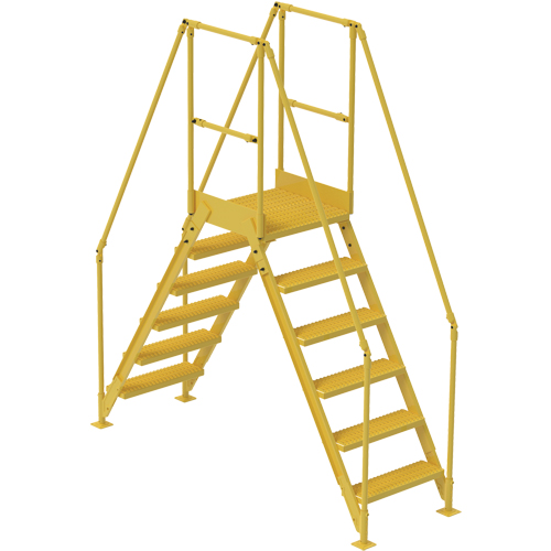 Crossover Ladder, 92" Overall Span, 60" H x 24" D, 24" Step Width R.M.G. Prévention