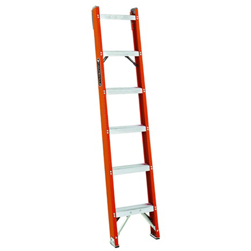 FH1000 Series Industrial Heavy-Duty Shelf Ladders, 6', Fibreglass, 300 lbs., CSA Grade 1A R.M.G. Prévention