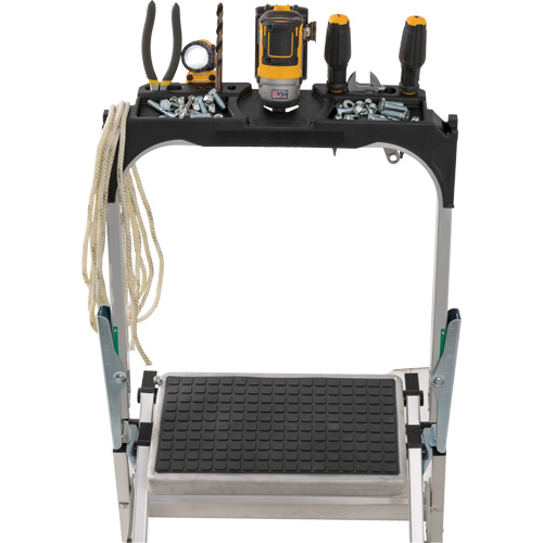 Tilt & Roll Step Stool Ladder, 3 Steps, 34" x 22" x 50.75" High R.M.G. Prévention