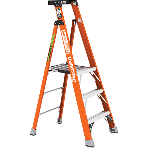Safespace Platform Step Ladder, 3', 300 lbs. Cap. R.M.G. Prévention