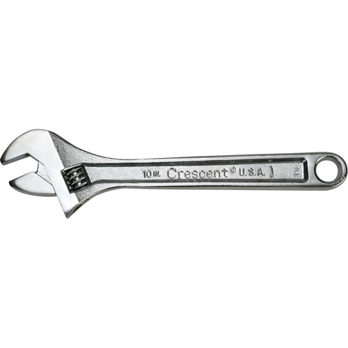Crescent Adjustable Wrenches, 4" L, 1/2" Max Width, Chrome R.M.G. Prévention