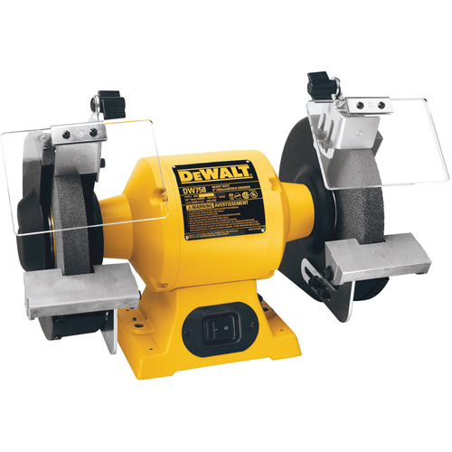 Heavy-Duty Bench Grinder, 8" Wheel Diameter, 3/4 HP, 3600 RPM R.M.G. Prévention