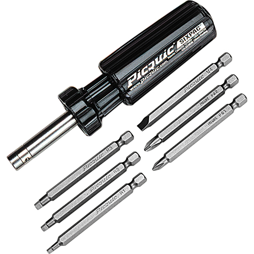 Sixpac Plus Multi-Bit Screwdrivers R.M.G. Prévention