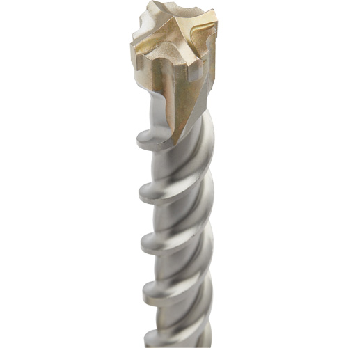 MX4 4-Cutter SDS-Plus Rotary Hammer Drill Bit, 1", SDS-Plus Shank, Carbide R.M.G. Prévention