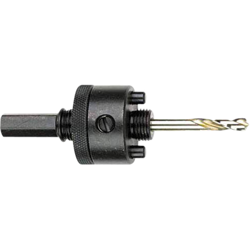 Hole Saw Arbor &amp Pilot Drills, 1-1/4" and Larger, 7/16" Shank R.M.G. Prévention