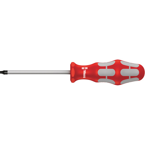 Robertson Screwdriver, #0 Tip, Round, 5-9/16" L, Plastic Handle R.M.G. Prévention