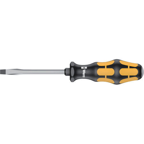 Slotted Demolition Screwdriver, 1/4", 8-1/8" L, Plastic Handle R.M.G. Prévention