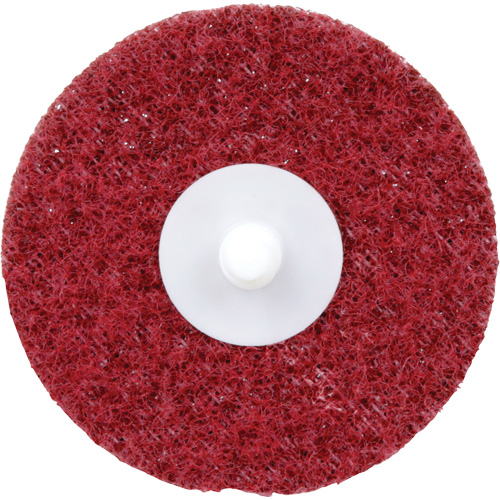 Disque de conditionnement de surface &agrave; remplacement rapide Standard Abrasives, 3" dia., Grain Moyen, Oxyde d'aluminium R.M.G. Prévention