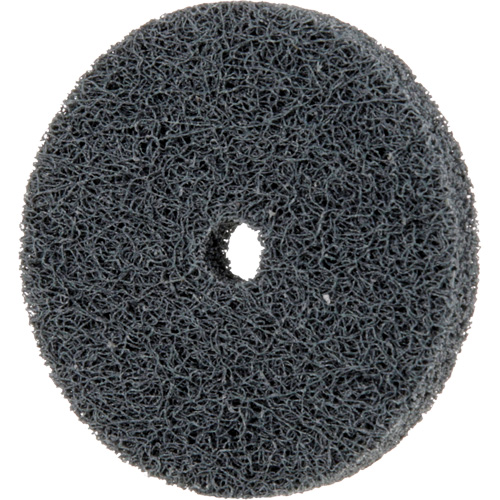 Meule homog&egrave;ne &agrave; faible densit&eacute; de s&eacute;rie 500 Standard Abrasives, 2" x 1/4", Arbre de 1/4", Grain de Fin, Carbure de silicium R.M.G. Prévention