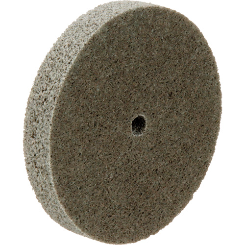 Standard Abrasives Unitized Wheel, 3" x 1/2", 1/4" Arbor, Medium Grit, Aluminum Oxide R.M.G. Prévention
