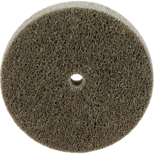 Standard Abrasives Unitized Wheel, 3" x 1/2", 1/4" Arbor, Medium Grit, Aluminum Oxide R.M.G. Prévention