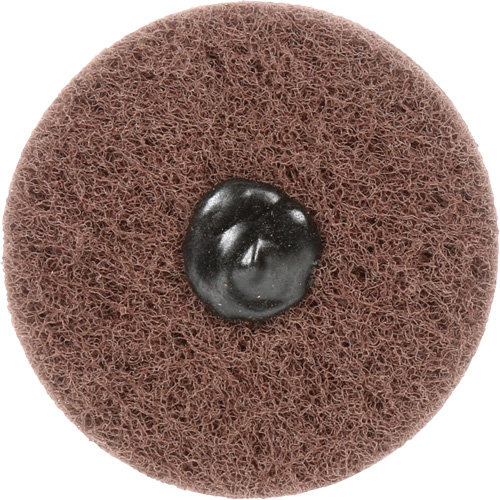 Meule Buff & Blend Standard Abrasives, 3" dia. x 3" la, Arbre 1/4", Oxyde d'aluminium R.M.G. Prévention