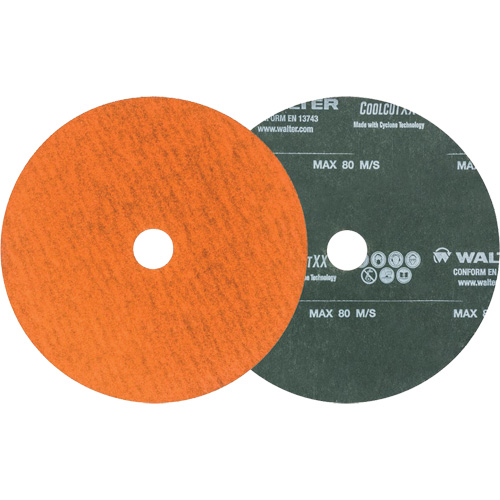 Disques en fibre - Coolcut XX, C&eacute;ramique, 36, 5" Dia x 7/8" Arbre R.M.G. Prévention