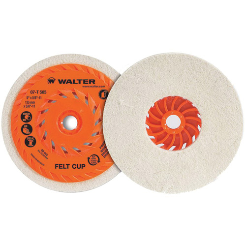 Cup Polishing Disc, 5" Dia. R.M.G. Prévention