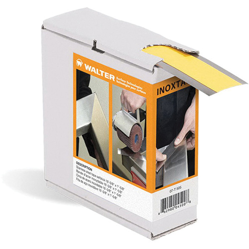 Ruban en acier inoxydable Inox, &eacute;paisseur 0,15 mil, 41,275 mm (1-5/8") x 5 m (16,375') R.M.G. Prévention