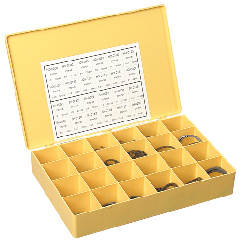 Assortiments d'anneaux de retenue internes & externes R.M.G. Prévention