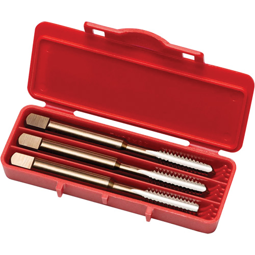 Jeu de tarauds &agrave; main pour usage g&eacute;n&eacute;ral, Acier rapide, Filet 1/2"-13 R.M.G. Prévention