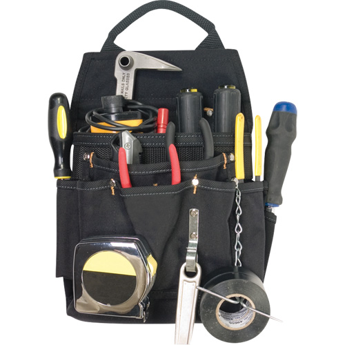 Professional Electrician's Pouches, Multiple Tool Holder, Polyester, 11 Pockets R.M.G. Prévention