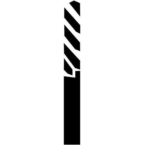 Through-Hole Carbide Tipped Drill, 1/4" Diameter R.M.G. Prévention
