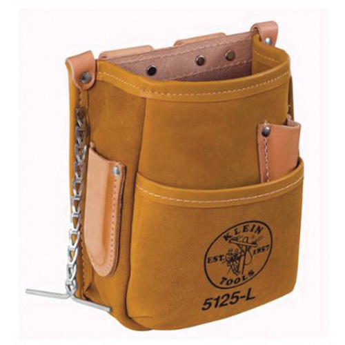 &eacute;tui &agrave; outils, Porte-outil, Cuir, 5 Poches R.M.G. Prévention