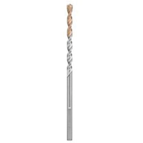 Foret &agrave; 4 cannelures pour marteau &agrave; percussion, 1/4", Tige 3 m&eacute;plats, Carbure R.M.G. Prévention