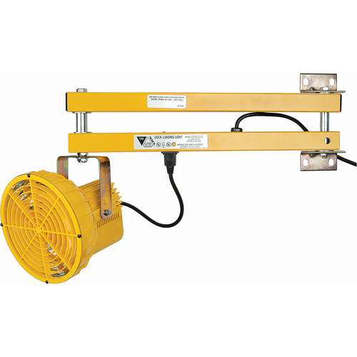 Dock Lights, 24" Arm, 50 W, High Pressure Sodium Lamp, Polycarbonate R.M.G. Prévention