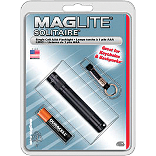 Solitaire&reg; Flashlights, Incandescent, 2 Lumens, AAA Batteries R.M.G. Prévention