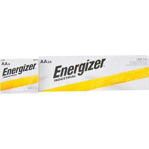 Alkaline Industrial Batteries, AA, 1.5 V R.M.G. Prévention