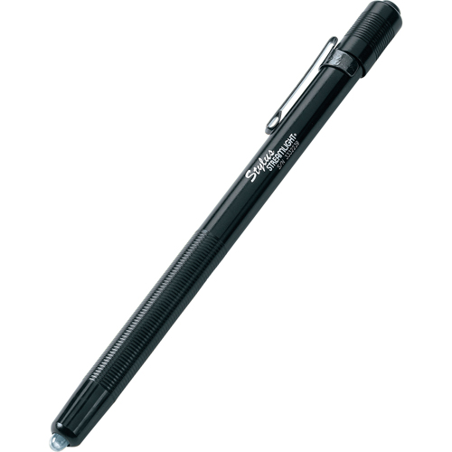 Lampe stylo Stylus, DEL, 11 lumens, Corps en Aluminium, piles AAAA, Compris R.M.G. Prévention