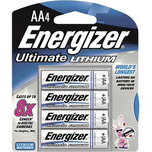 Batteries au lithium, AA, 1,5 V R.M.G. Prévention
