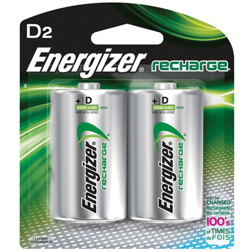 Piles rechargeables NiMH, D, 1,2 V R.M.G. Prévention