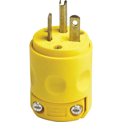 Grounding Plug, Plastic, 20 A, 250 V R.M.G. Prévention