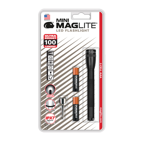 Mini&reg; Flashlights, LED, 100 Lumens, AAA Batteries R.M.G. Prévention