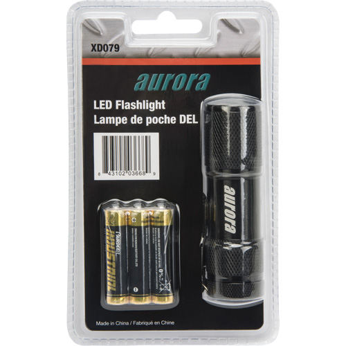 Mini lampe de poche AFL200, DEL, 25 lumens, Piles AAA R.M.G. Prévention