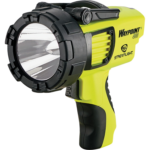 Projecteur &agrave; prise pistolet Waypoint 400, DEL, 1000 Lumens, Piles Rechargeable R.M.G. Prévention