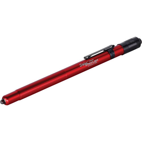 Lampe stylo Stylus, DEL, 11 lumens, Corps en Aluminium, piles AAAA, Compris R.M.G. Prévention
