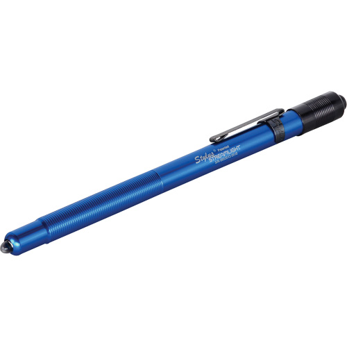 Lampe stylo Stylus, DEL, 11 lumens, Corps en Aluminium, piles AAAA, Compris R.M.G. Prévention