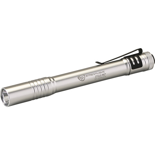 Stylus Pro&reg; Pen Light, LED, 100 Lumens, Aluminum Body, AAA Batteries, Included R.M.G. Prévention