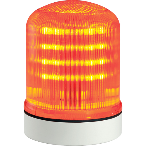 Streamline&reg; Modular Multifunctional LED Beacons, Continuous/Flashing/Rotating, Amber R.M.G. Prévention