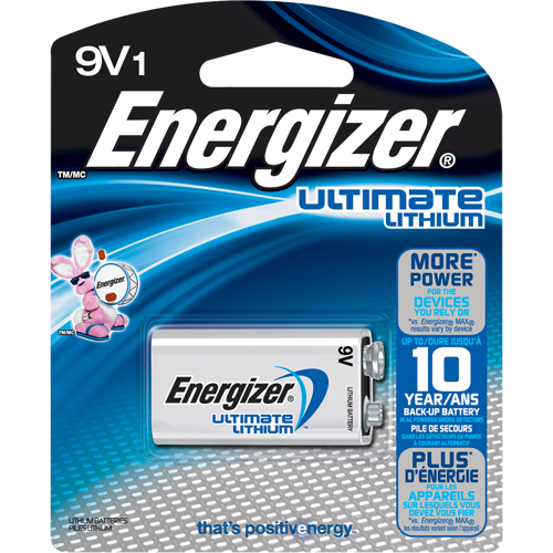Batteries au lithium, 9 V R.M.G. Prévention