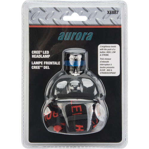 Cree&reg; Headlamp, LED, 120 Lumens, 6 Hrs. Run Time, AAA Batteries R.M.G. Prévention