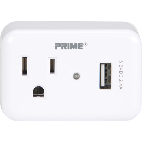 Chargeur USB Prime avec protection contre la surtension R.M.G. Prévention